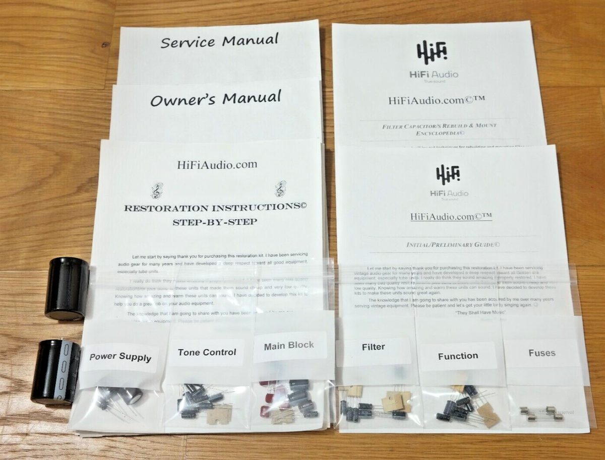 Yamaha CA-600 amplifier rebuild restoration recap upgrade kit