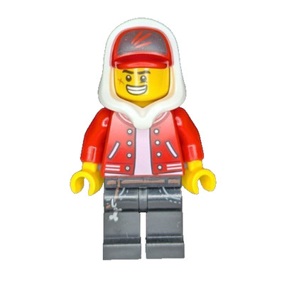 LEGO Hidden Side hs001 Jack Davids Red Jacket Minifigure Good Condition