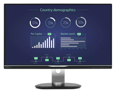 10 x Philips 25 Zoll Docking Monitor, Brilliance 258B HD USB-C Lautsprecher ohne Ständer