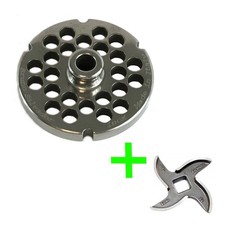 SALVADOR MINCER PLATE FOR SIZE 22 - 10mm + SIZE 22 BLADE BUNDLE