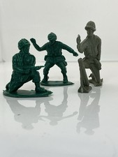 Vintage Rare Toy Solider Figure Lot Of 3 Mpc Mee Marx Plastic