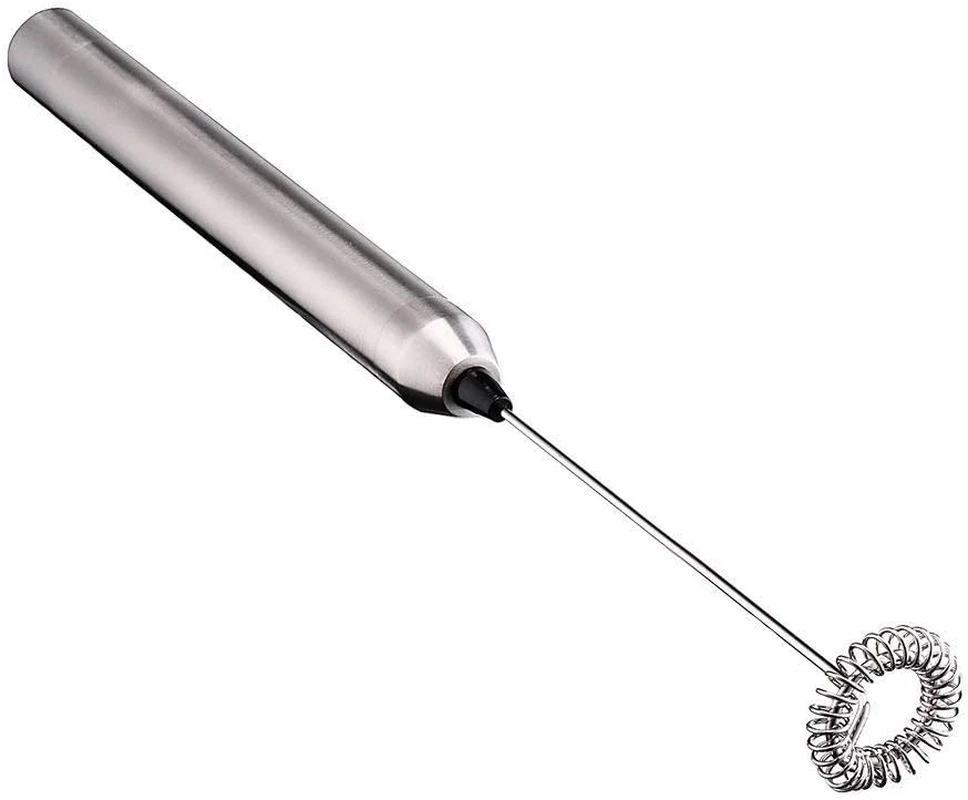 Milk Frother Handheld Electric Milk Foamer Portable Mini Mixer Machine Stainless