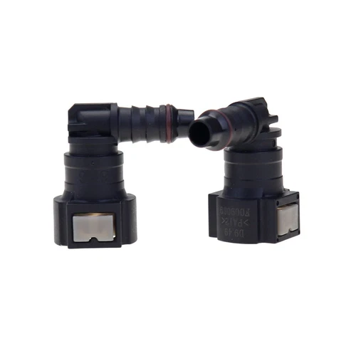 9.49mm SAE 5/16 Elbow 90 Degree Nylon Fuel Line Quick Connect Release Hose - Bild 7 von 11