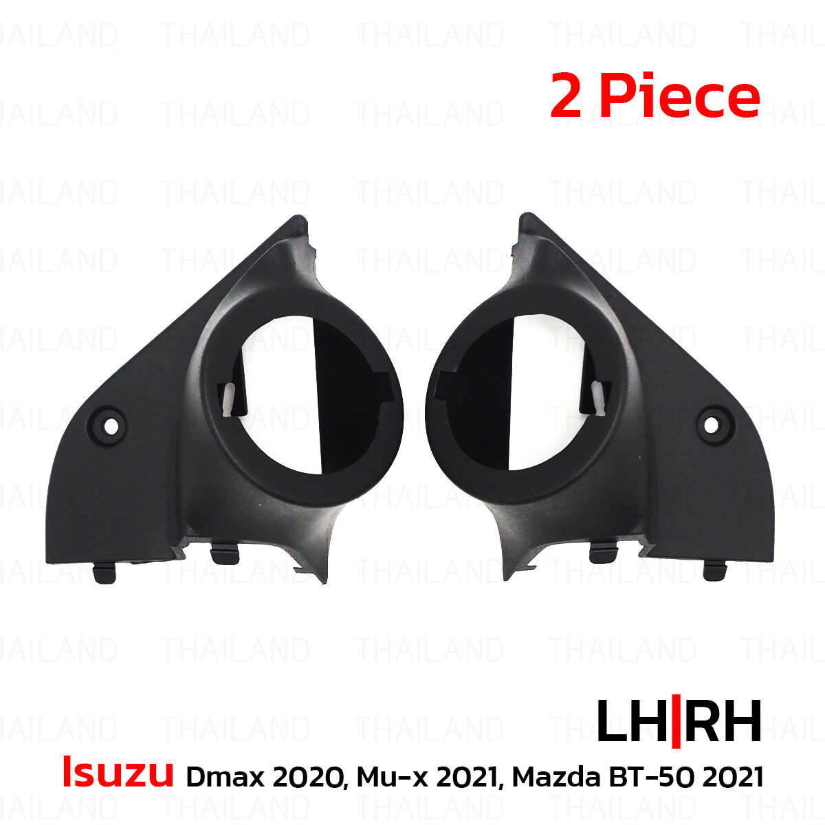 Black Front Door Tweeter Mould Frame Fits Isuzu Mazda D-Max BT-50