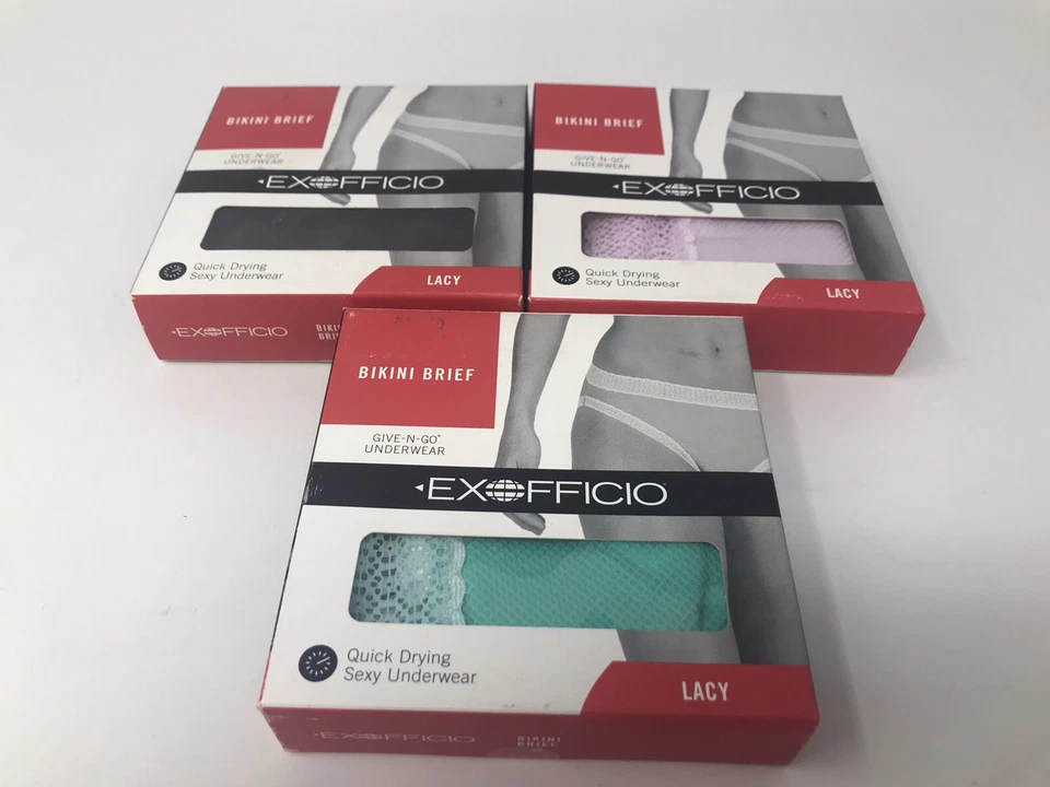 ExOfficio Women's Bikini Brief Lacy Underwear - Sizes XS, S, M, L - NEW! - Image 2 of 4