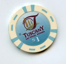 1.00 Chip from the Tuscany Casino Las Vegas Nevada