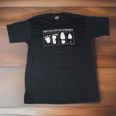 Vintage Business Woman T Shirt 90 s Y2K  Evolution Of Authority  Large RARE
