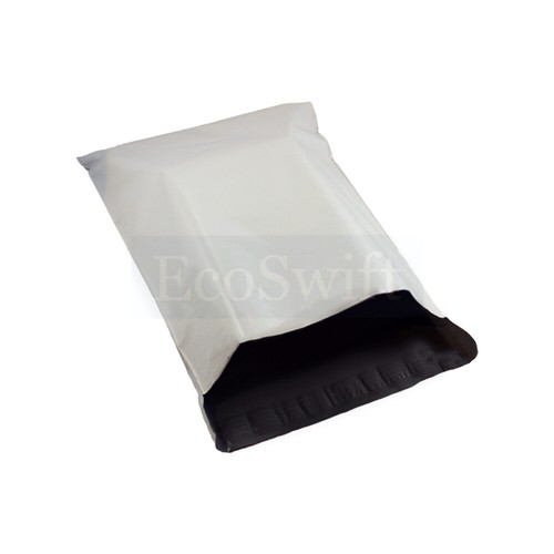 10 sobres de envío de sobres de polietileno blanco ecoswift de 14,5 x 18 bolsas autosellantes - Imagen 2 de 5