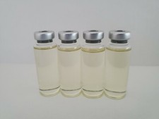 100 -15ml, 20mm Clear Vials + Silver Crimp Top Glass HPLC Beveled Edge Top