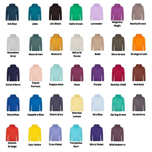 AWDis Sudadera con Capucha Lisa para Hombre | Suéter con Capucha | Cálido Suéter con Capucha - Imagen 3 de 44