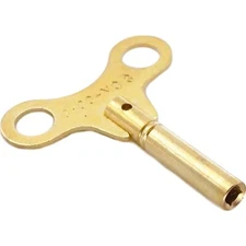 #3 Brass Chime Clock Winding Key Mainspring Winder 3mm Repair Tool