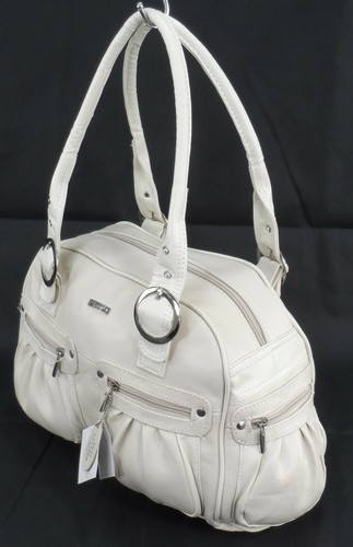 New Real Leather Womens Lorenz Large Weekend Shoulder Hobo Tote Handbag Work Bag - Picture 3 of 8