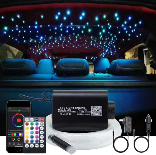 16W Fiber Optic Lights Star Ceiling Light Kit APP Control for Car & Home, - Picture 20 of 22