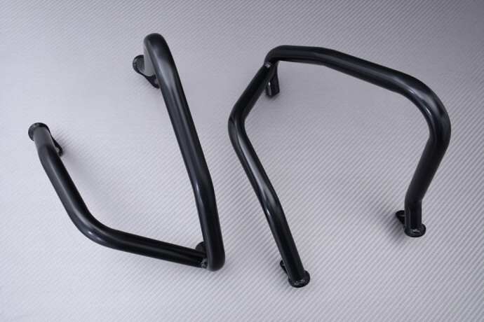 Crash bars BMW G650GS Sertao 2012-2014 noir en acier robuste