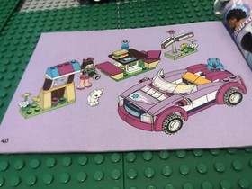 LEGO FRIENDS: Emma's Sports Car 41013 99% Complete