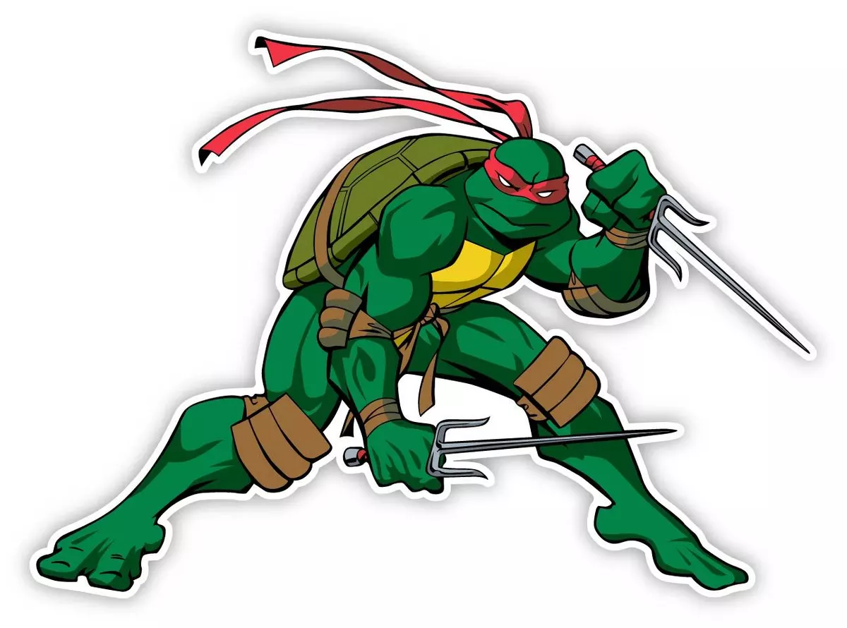 Teenage Mutant Ninja Turtles Cartoon Vinyl Sticker Decal WALL *SIZES*