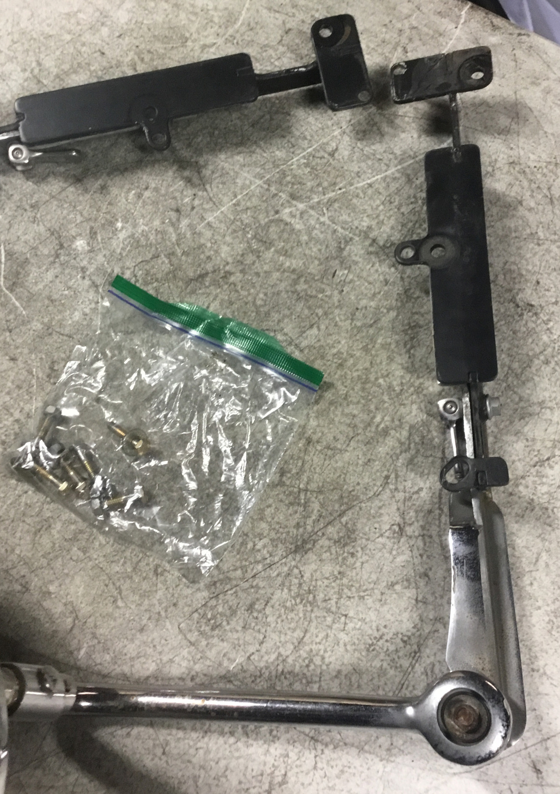 Kuryakyn Chrome Passenger Armrests with Swing Out Drink Holder eBay