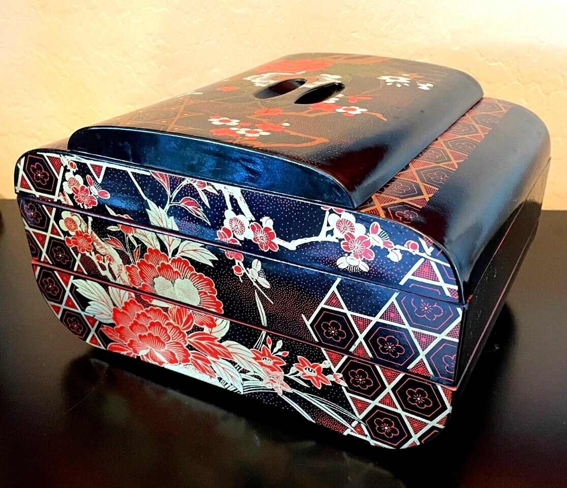 日本漆器在日本古董盒子| eBay