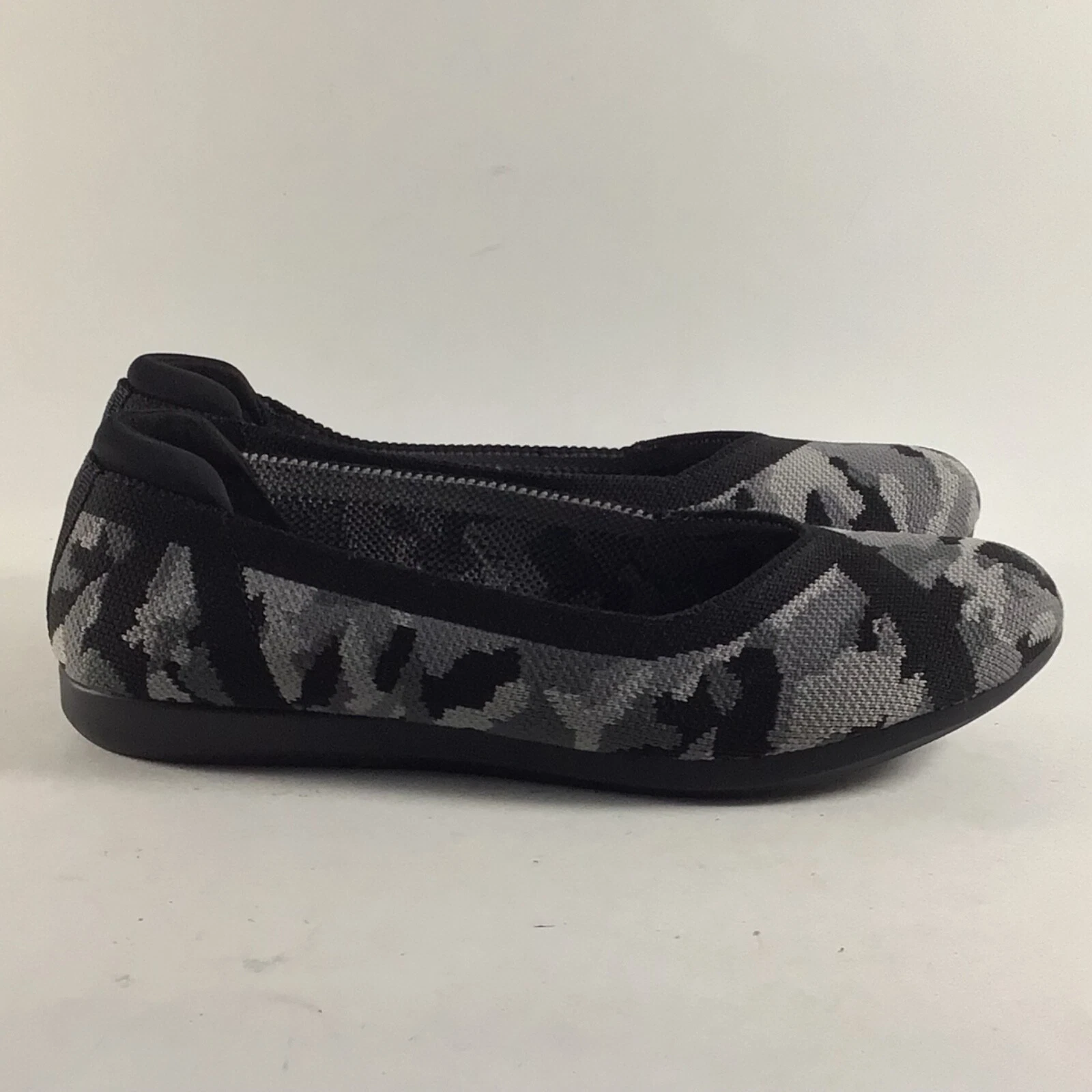 Scarpe slip on mimetiche Clarks cloudsteppers da donna Carly Wish taglia 5 5 M