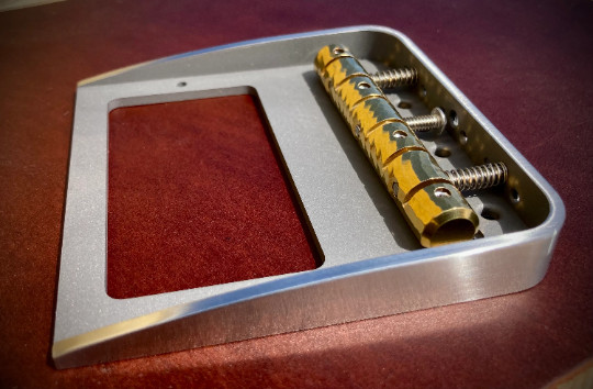 Van Dyke-Harms Telecaster Humbucker-Hybrid Bridge and Monolithic Saddle Combo