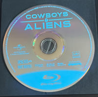 Neu Cowboys & Aliens (2011) - Blu-Ray Disc Only Schwarz Papier Umschlag/Kein