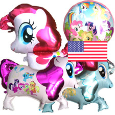 4 PCS My Little Pony Birthday Party Supplies Balloon and Friendship Forever