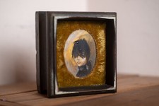 This oil painting was made in 1963 and signed by the artist Raymond Rowley King