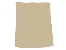 Beige Kofferraummatte Velour f�r BMW 6 E63 coupe 2005-2010, 14xRand