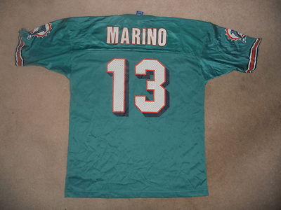 NFL Miami Dolphins ユニフォーム、ダン・マリーノ 13番 MIAMI DOLPHINS NFL FOOTBALL JERSEY DAN MARINO #13 CHAMPION 44 hof
