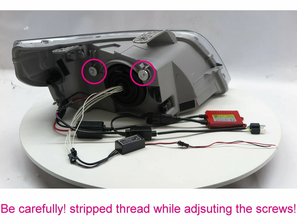 Faro proyector Aveo T250 MK1 09-11 FACELIFT 3D/5D CCFL CH para CHEVROLET LHD Foto 3 de 4