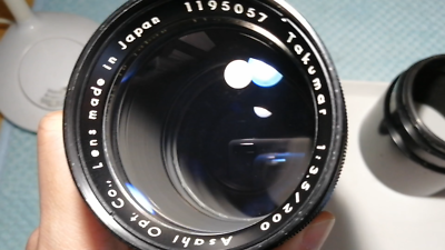 TAKUMAR 200mm f3.5 m42マウント Asahi Pentax Takumar 200mm f3.5 Lens M42 Mount From JAPAN