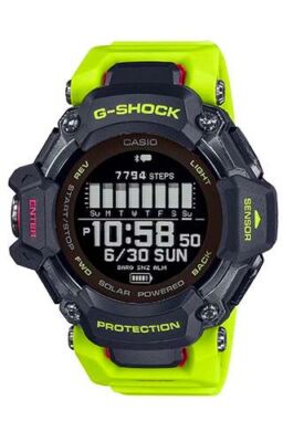 Casio - G-SQUAD GBD-H2000-1A9ER, G-SQUAD Herren Uhr Plastik Grün