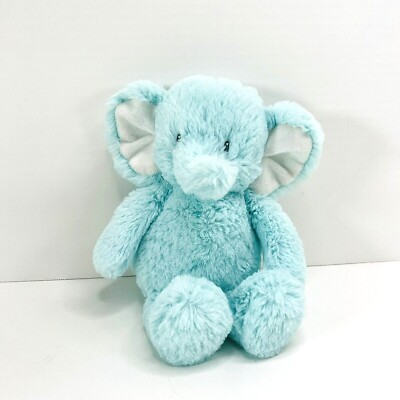 2017 Carters 10'' Plush Elephant Aqua Blue Teal Baby Stuffed Animal 67294 Toy
