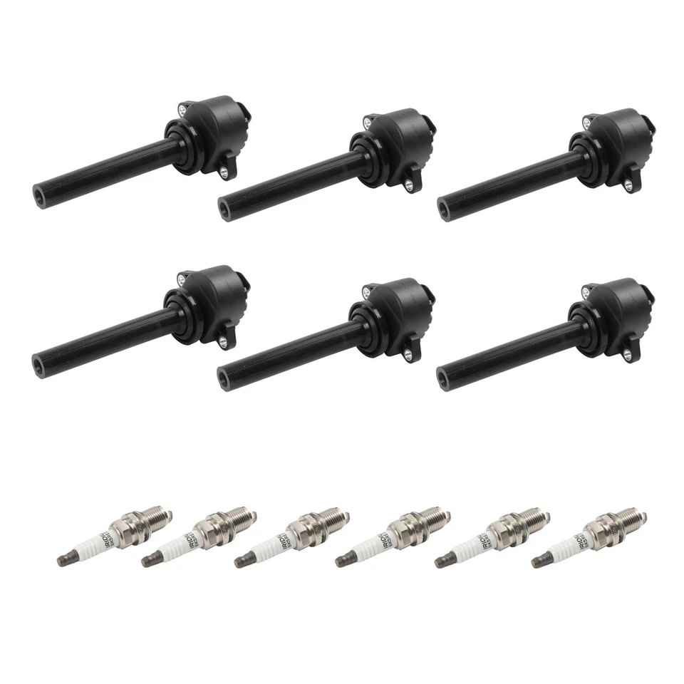6 piezas para Isuzu Trooper 2000-2002 3,5 L V6 bobina de encendido y bujía UF252 Foto 3 de 4