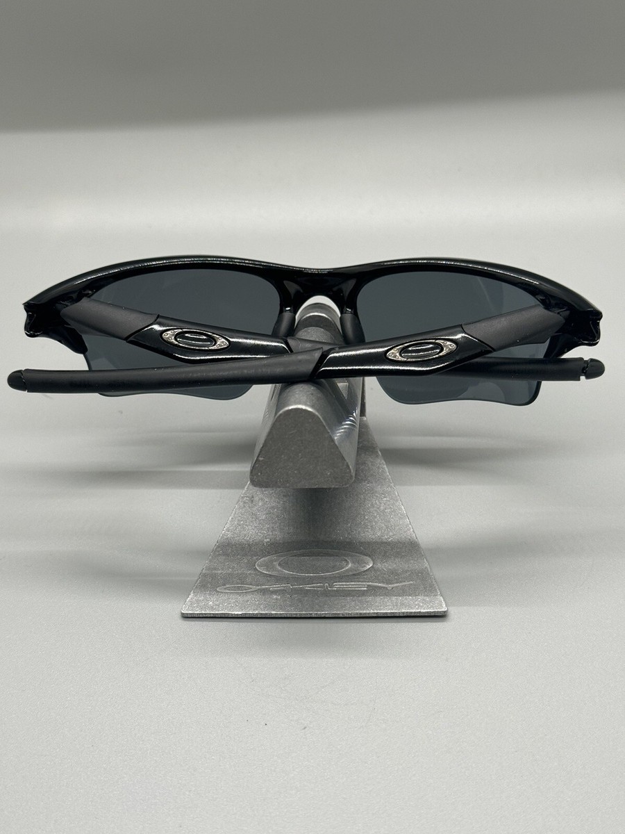 New Oakley Half Jacket 1.0 XLJ Jet Black W/ Deep Water Blue New Oakley Half Jacket 1.0 XLJ Jet Black W/ Deep Water Blue