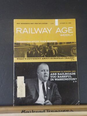 Railway Age 1966 October 24 What's different about European trains?