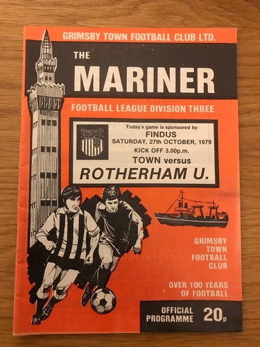 GRIMSBY TOWN V ROTHERHAM UNITED PROGRAMME 1979/80