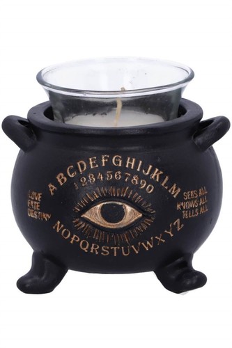 All Seeing Eye Witches Cauldron Holder Tealight Nemesis Now Candle Gothic Wicca - Picture 2 of 7