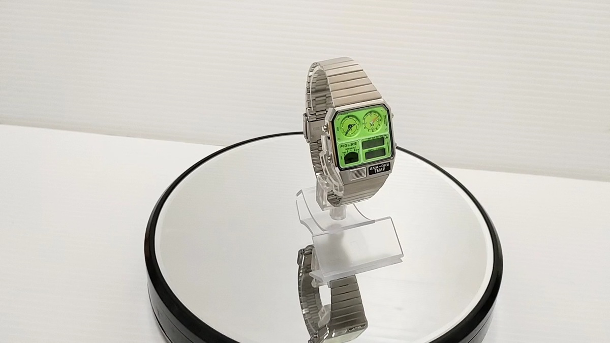 CITIZEN × TiCTAC ANA-DIGI TEMP MIM-AD-SS/GR Movimiento Plata CITIZEN × TiCTAC ANA-DIGI TEMP MIM-AD-SS/GR Movimiento Plata