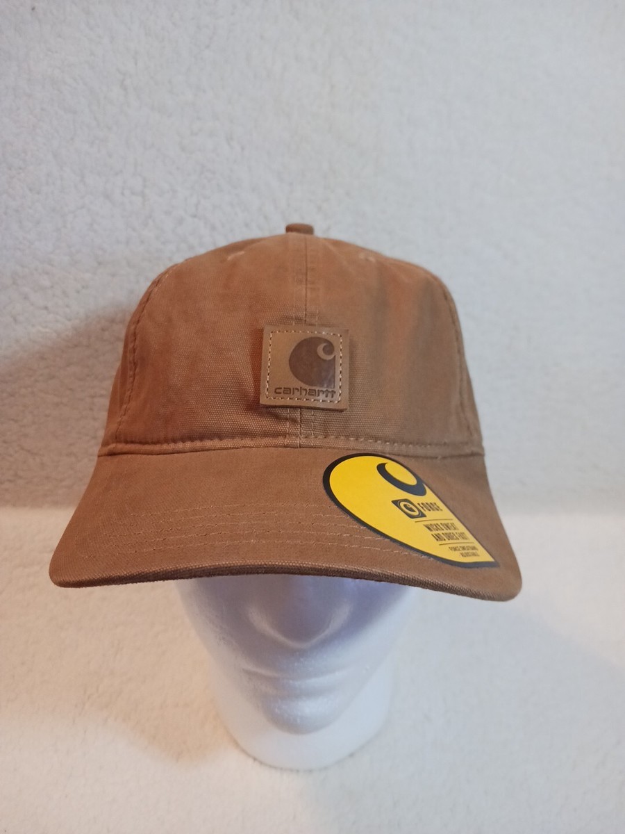 Carhartt Odessa Men's Canvas Hat Baseball Cap Light Tan Brown