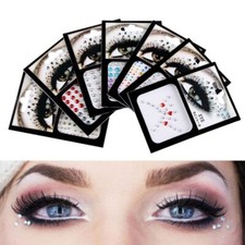 Glitter Crystals Rhinestones Beauty Face Gems Stick on Eyes Body Jewelry Decors