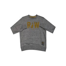Image of G-STAR Men's Grey Rightrege Regular Long Sleeve Sweater RRP £80