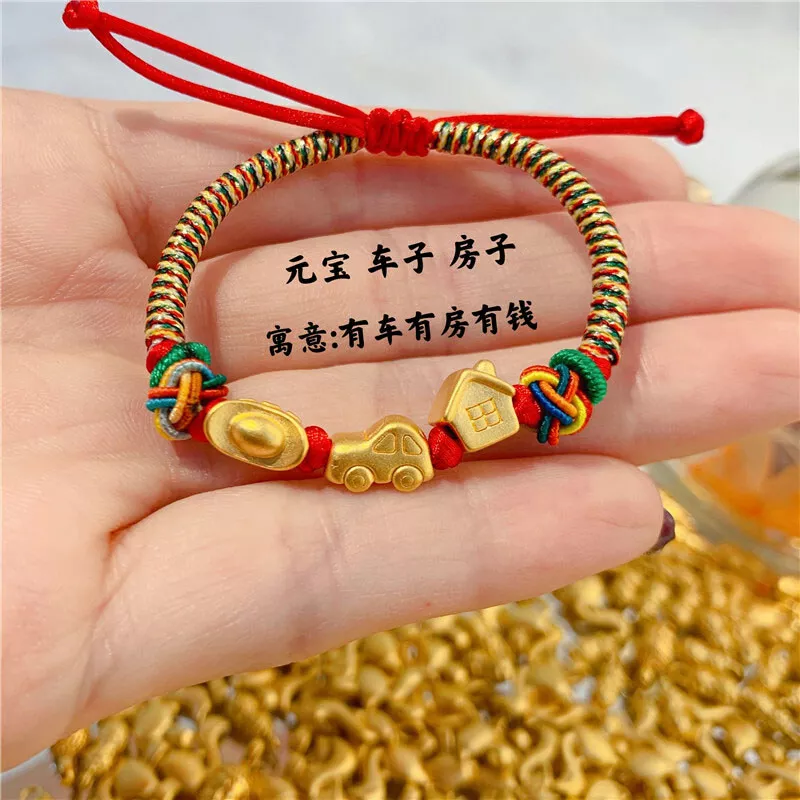 Baby charm bracelet gold sale