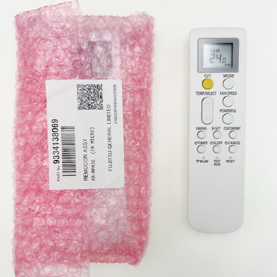 Original AR-RPA5E FUJITSU GENERAL  Air Conditioner Remote Control 9334138069，  