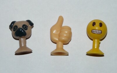 3 Stück Aldi Emojis Sammelfiguren, neuwertig-12