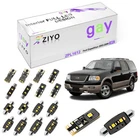14 Bulbs Deluxe Super White LED Interior Light Kit For Ford Expedition 2003-2006