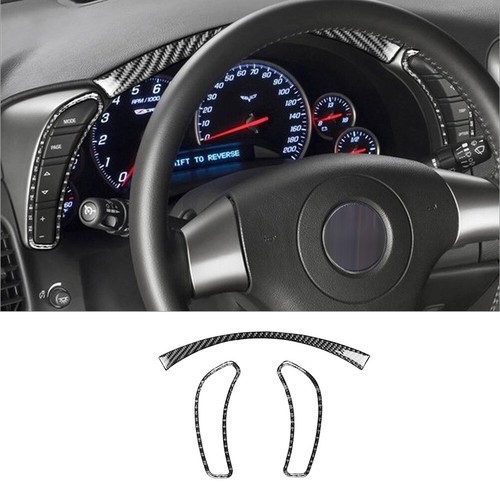 18Pcs Carbon Fiber Interior Full Kit Cover Trim For Chevrolet Corvette