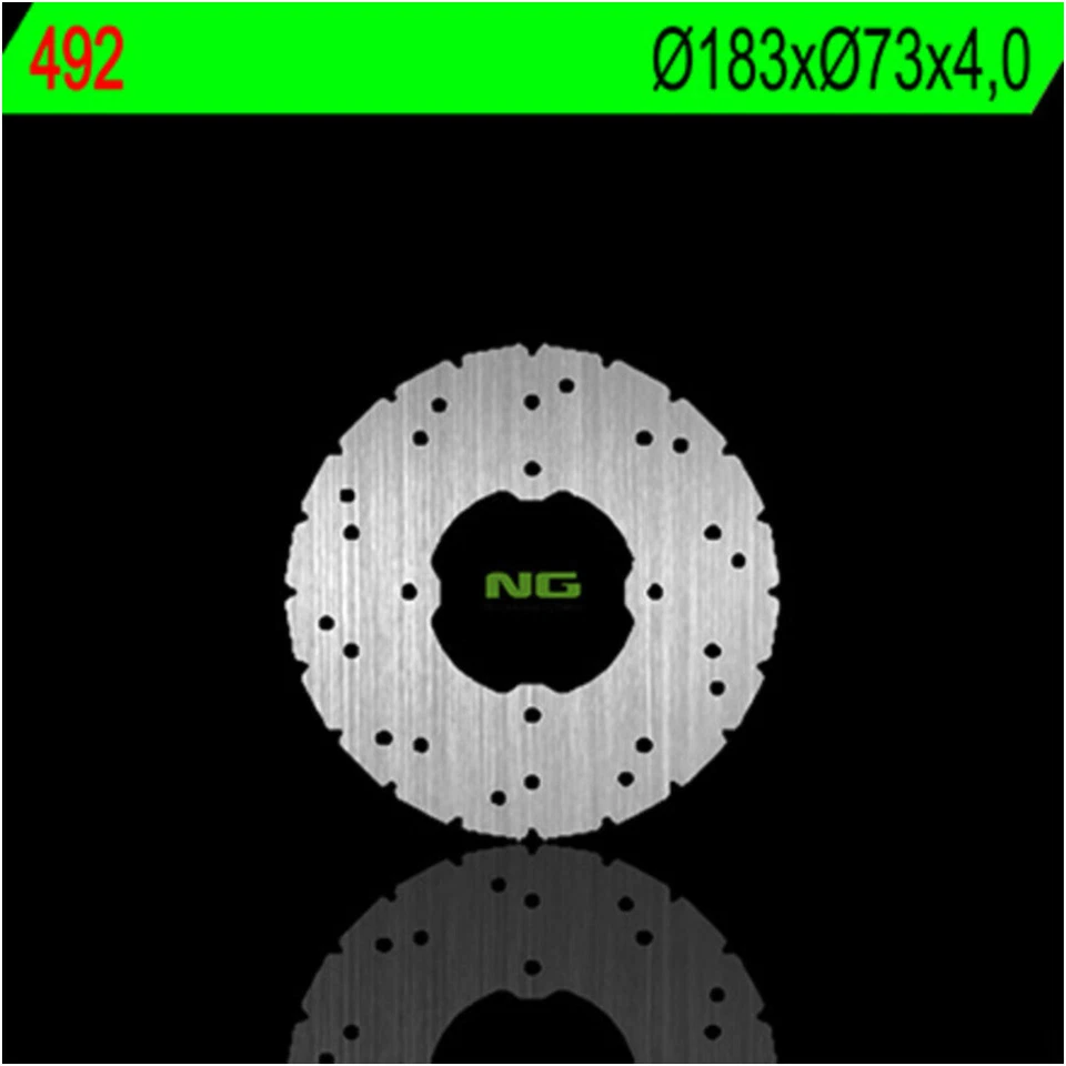 NG BRAKES Bremsscheibe starr - NG BRAKE DISC 492 SCRAMBLER TRAIL SPORT BLAZER 2X - Bild 1 von 1