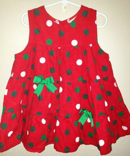 3T corduroy CHRISTMAS JUMPER DRESS 