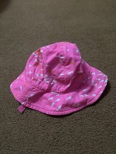 Old Navy pink fish bucket hat 12-18M